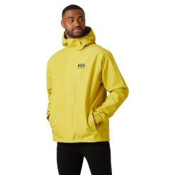 Kurtka uniwersalna męska Helly Hansen Seven Jacket. Żółte kurtki Helly Hansen, m, bez wzorów, z syntetyku, bez kaptura. Za 721.00 zł.