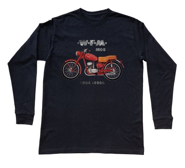 WFM — bluzka z długim rękawem (Rozmiar: L (dorosła); Kolor koszulki: czarny; Rodzaj nadruku: WFM). Czarne bluzki z długim rękawem nikiniki, l, bez wzorów, z bawełny, bez kołnierzyka, bez ramiączek. Za 99.00 zł.