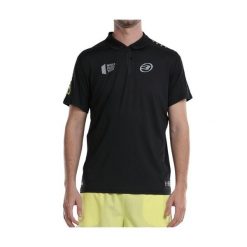 Koszulka Polo z krótkim rękawem Męska Bullpadel Liceo Czarny. Czarne koszulki polo bullpadel, m, bez wzorów, bez kołnierzyka, bez ramiączek. W wyprzedaży za 175.40 zł.