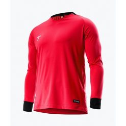 Bluza bramkarska do piłki nożnej T1tan. Czerwone bluzy T1TAN, xs, bez wzorów, bez kaptura. Za 199.99 zł.