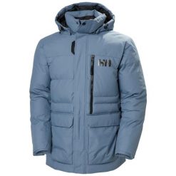Kurtka puchowa Helly Hansen Tromsoe. Niebieskie kurtki Helly Hansen, bez wzorów, z puchu, bez kaptura. Za 1,363.00 zł.