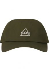 Czapka z daszkiem SOS Ash. Zielone bielizna termoaktywna SOS, bez wzorów, z materiału. Za 146.00 zł.