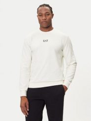 EA7 Emporio Armani Bluza 8NPM30 PJVRZ U1105 Beżowy Regular Fit. Brązowe bluzy EA7 Emporio Armani, m, bez wzorów, z bawełny, bez kaptura. Za 279.99 zł.
