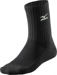 Skarpety sportowe uniseks Mizuno Volley Socks Medium. Czarne skarpetki sportowe Mizuno, bez wzorów, z bawełny. Za 26.99 zł.