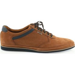 Lekkie Półbuty Sportowe Badura 3523 brązowe. Brązowe eleganckie półbuty Badura, bez wzorów, z nubiku, bez obcasa, bez zapięcia. W wyprzedaży za 309.00 zł.