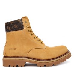 Trapery Guess. Brązowe trapery Guess, bez zapięcia. Za 559.99 zł.