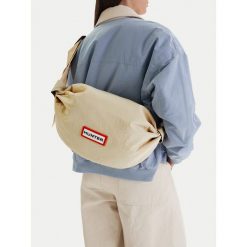 Torba sportowa Hunter. Brązowe torby sportowe Hunter, bez wzorów, małe. Za 99.99 zł.