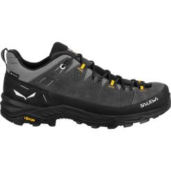 Buty trekkingowe męskie Salewa Alp Trainer 2 Gtx. Czarne buty turystyczne Salewa, bez wzorów, z materiału, bez zapięcia, trekkingowe. Za 780.00 zł.
