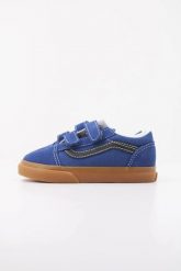 Buty VANS VN000VB25TU1 OLD SKOOL V Niebieski. Niebieskie buty turystyczne Vans, bez wzorów, z tkaniny, bez zapięcia, na fitness i siłownię. Za 191.99 zł.