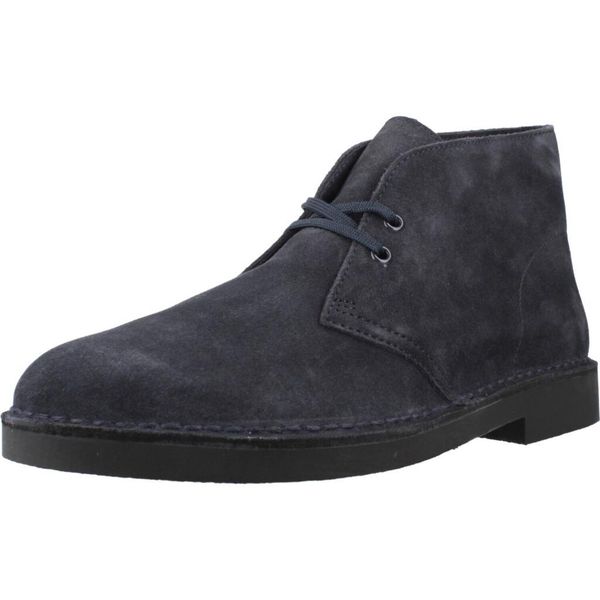 Buty CLARKS DESERT BT EVO Niebieski. Niebieskie buty turystyczne Clarks, bez wzorów, z materiału, bez zapięcia, trekkingowe. Za 462.20 zł.