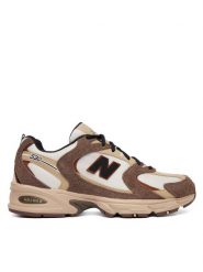 New Balance Sneakersy MR530SNC Brązowy. Brązowe buty sportowe casual New Balance, bez wzorów, z materiału, bez zapięcia. Za 569.99 zł.