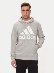 Adidas Bluza Essentials French Terry Big Logo IC9364 Szary Regular Fit. Szare bluzy Adidas, m, bez wzorów, z bawełny, bez kaptura. Za 159.99 zł.