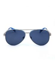 Polaroid Męskie okulary przeciwsłoneczne w kolorze srebrno-niebieskim rozmiar: 61. Niebieskie okulary przeciwsłoneczne Polaroid. Za 121.99 zł.