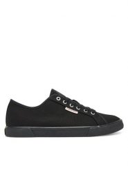 Calvin Klein Jeans Tenisówki Ess Vulc Low Mg Cv YM0YM01301 Czarny. Czarne trampki Calvin Klein Jeans, m, bez wzorów, bez zapięcia. Za 299.99 zł.