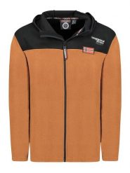 Geographical Norway Kurtka polarowa "Uniclerc" w kolorze jasnobrązowym rozmiar: M. Brązowe kurtki Geographical Norway, m, bez wzorów, z polaru, bez kaptura. Za 114.17 zł.