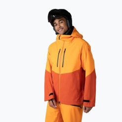 Kurtka narciarska męska Rossignol Evader. Brązowe kurtki narciarskie i snowboardowe Rossignol, m, bez wzorów, narciarskie. Za 1,059.00 zł.