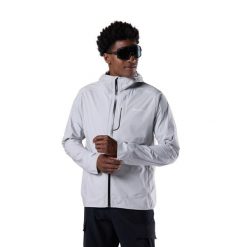 Softshellowa kurtka wodoodporna Rossignol. Szare kurtki do biegania Rossignol, m, bez wzorów, z softshellu, bez kaptura, do biegania. Za 847.50 zł.