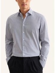 Seidensticker Koszula - Slim fit - w kolorze błękitnym rozmiar: 44. Niebieskie koszule Seidensticker, bez wzorów, z bawełny, bez kołnierzyka, bez ramiączek. Za 132.05 zł.