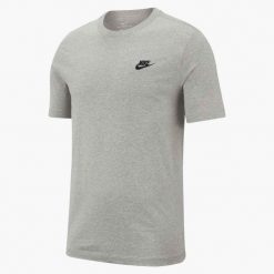 Podkoszulek męskie Nike Nsw Club. Szare podkoszulki Nike, m, bez wzorów, z bawełny, bez ramiączek. Za 107.99 zł.
