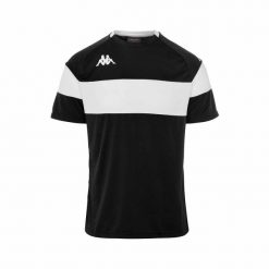 Jersey Kappa Dareto. Białe t-shirty sportowe Kappa, bez wzorów, z jersey, bez ramiączek, do piłki nożnej. Za 102.50 zł.