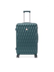 Semi Line Walizka duża T5725-4 Zielony. Zielone walizki Semi-line, bez wzorów, z tworzywa sztucznego, duże. Za 269.99 zł.