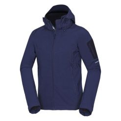 Kurtka softshell męska Northfinder Abner bluenights. Niebieskie kurtki Northfinder, l, bez wzorów, z softshellu, bez kaptura. Za 377.57 zł.