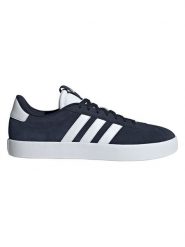Adidas Skórzane sneakersy "Court 3.0" w kolorze granatowym rozmiar: 40 2/3. Niebieskie buty sportowe casual Adidas, bez wzorów, z materiału, bez zapięcia. Za 200.60 zł.