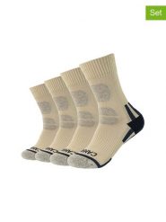 Camano Skarpety (4 pary) w kolorze beżowo-szaro-czarnym rozmiar: 35-38. Brązowe skarpety camano, bez wzorów. Za 43.99 zł.