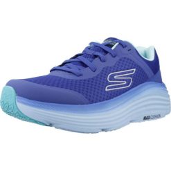 Buty SKECHERS MAX CUSHIONING END Niebieski. Niebieskie buty trekkingowe Skechers, bez wzorów, z syntetyku, bez zapięcia, trekkingowe, skechers sport. Za 346.00 zł.