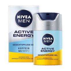 NIVEA NIVEA MEN MEN Active Enery Odświeżający żel do twarzy dla mężczyzn Kremy przeciwzmarszczkowe 50 ml Męskie. Kremy i balsamy Nivea. Za 59.69 zł.