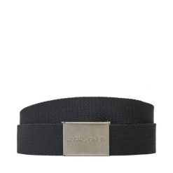 Pasek Męski Jack&Jones. Czarne paski Jack&Jones, bez wzorów. Za 59.99 zł.