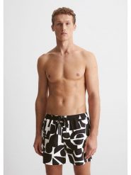 Marc O´Polo Szorty kąpielowe w kolorze biało-czarnym rozmiar: XL. Białe kąpielówki xl, bez wzorów, z materiału. Za 177.32 zł.