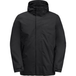 Kurtka uniwersalna męska Jack Wolfskin 11162516000. Czarne kurtki Jack Wolfskin, m, bez wzorów, z syntetyku, z kapturem. Za 1,462.00 zł.