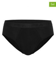 Fila Slipy (8 par) w kolorze granatowym i czarnym rozmiar: XL. Czarne slipki Fila, xl, bez wzorów. Za 173.99 zł.