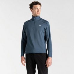 Bluza turystyczna męska Dare 2B Fuse Up II termoaktywna. Niebieskie bielizna termoaktywna Dare 2B, m, bez wzorów, bez ramiączek, trekkingowe. Za 211.00 zł.