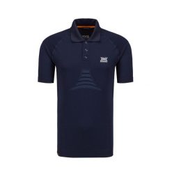 Polo termoaktywne męskie X-Bionic Invent 4.0 Travel Polo. Niebieskie koszulki polo XBIONIC, m, bez wzorów, bez kołnierzyka, bez ramiączek. W wyprzedaży za 448.00 zł.