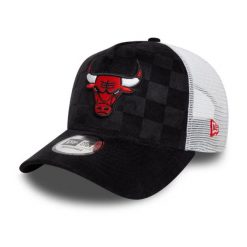 Czapka z daszkiem New Era 9FORTY Chicago Bulls Check Trucker 60595264. Czarne czapki z daszkiem New Era, na jesień, bez wzorów. W wyprzedaży za 136.85 zł.