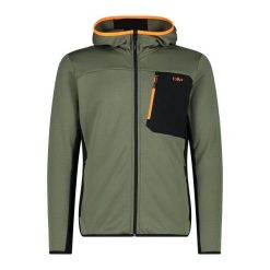 Bluza męska rowerowa CMP. Zielone bluzy CMP, m, bez wzorów, bez kaptura. Za 429.99 zł.