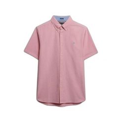 Koszula Superdry Preppy Oxford. Czerwone koszule Superdry, l, bez wzorów, bez kołnierzyka, bez ramiączek. Za 231.65 zł.