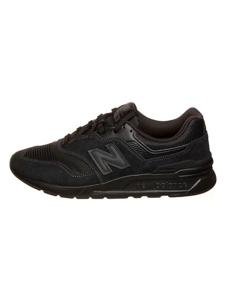 New Balance Skórzane sneakersy "997" w kolorze czarnym rozmiar: 40,5. Czarne buty sportowe casual New Balance, bez wzorów, z materiału. Za 214.70 zł.