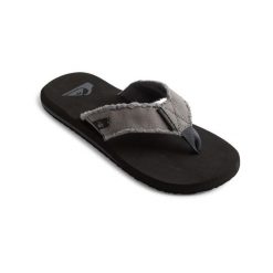 Sandały dla Mężczyzn MONKEY ABYSS Szary. Szare sandały Quiksilver, z tkaniny, bez zapięcia. Za 109.99 zł.