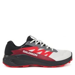 Buty do biegania Salomon. Szare buty do biegania Salomon, bez wzorów, z gore-texu, bez zapięcia, do biegania, gore-tex. Za 319.99 zł.