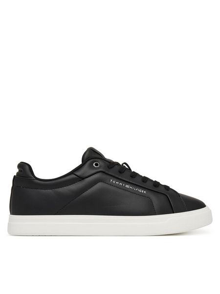 Tommy Hilfiger Sneakersy Icon Court Light Premium FM0FM05837 Czarny. Czarne buty sportowe casual Tommy Hilfiger, bez wzorów, ze skóry, bez zapięcia. Za 284.99 zł.