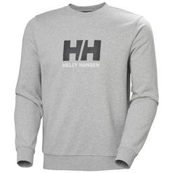 Bluza Helly Hansen Logo. Szare bluzy Helly Hansen, m, bez wzorów, bez kaptura. Za 333.50 zł.