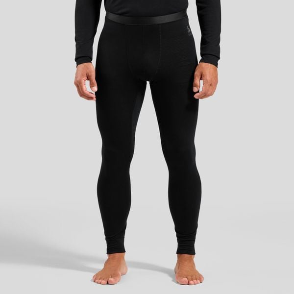 Legginsy termoaktywne męskie ODLO Merino 160 BL Bottom Long czarne. Czarne bielizna termoaktywna ODLO, m, bez wzorów, bez ramiączek, na fitness i siłownię. W wyprzedaży za 322.99 zł.