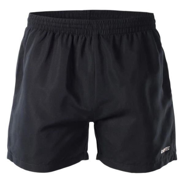 Szorty Hi-Tec Matt. Czarne krótkie spodenki sportowe Hi-tec, l, bez wzorów, z materiału. Za 44.99 zł.