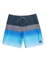 Spodenki kąpielowe Quiksilver Surfsilk Panel 18. Niebieskie krótkie spodenki sportowe Quiksilver, m, bez wzorów, z elastanu. Za 139.99 zł.