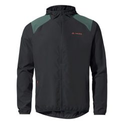 Windbreaker VAUDE Qimsa. Czarne odzież kompresyjna Vaude, m, bez wzorów, z elastanu, rowerowe. Za 338.70 zł.