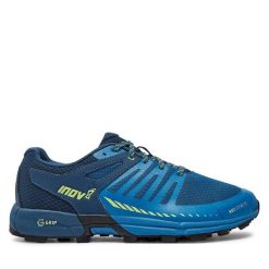 Buty do biegania Inov-8. Niebieskie buty do biegania Inov-8, bez wzorów, bez zapięcia, do biegania. Za 399.99 zł.