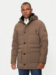 Hechter Paris Kurtka puchowa 50168 142205 Beżowy Regular Fit. Brązowe kurtki Hechter Paris, m, bez wzorów, z puchu, bez kaptura. Za 1,299.00 zł.